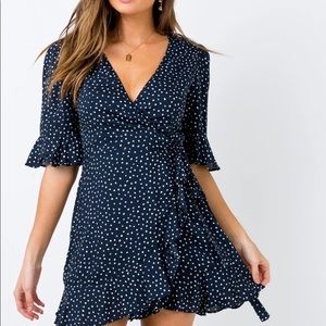 tie around mini dress